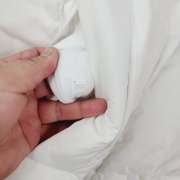 Lululemon Women's White Wunder Puff Padded Snow Puffer Jacket Size 6 - Picture 7 of 8